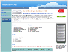 Tablet Screenshot of macminicloud.net